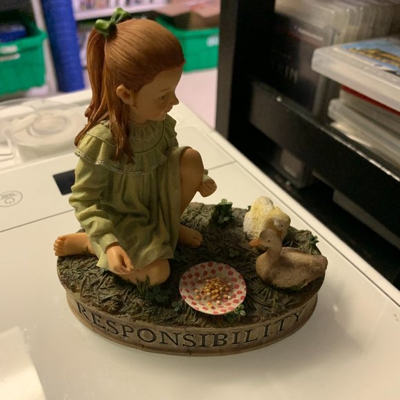 Vintage Virtues Responsibility Figurine by Kathy Killip for Demdaco - Picture 1 of 6